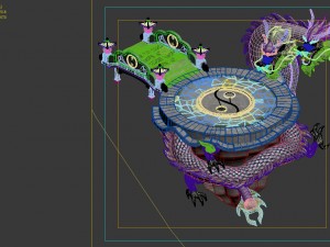 game model - taoist comprehension scene - greyston 3D Model