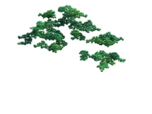 game model - taoist comprehension scene - pine 03 3D 模型