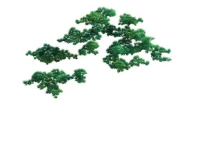game model - taoist comprehension scene - pine 03 3D Model