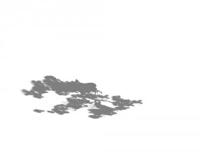 game model - taoist comprehension scene - pine 04 3D Model