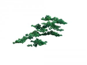 game model - taoist comprehension scene - pine 06 3D Model