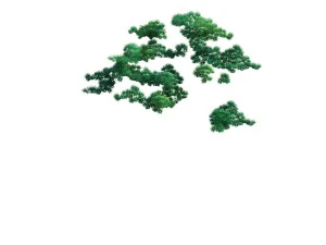 game model - taoist comprehension scene - pine 08 3D Model