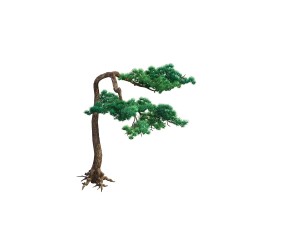 game model - taoist comprehension scene - pine 09 Modelo 3D