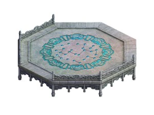 खेल मॉडल - ताओवादी समझ दृश्य - देखा 3D मॉडल