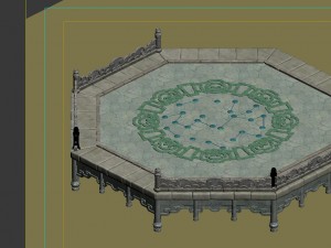 game model - taoist comprehension scene - seen the Model 3D