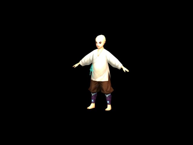 game model - taoist comprehension scene - small mo 3D Model .c4d .max .obj .3ds .fbx .stl .blend 