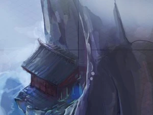 game model - taoist comprehension scene - taoist c 3D Model