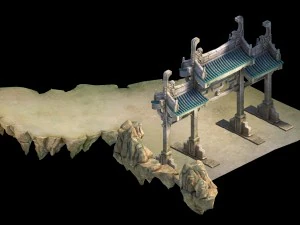 modelo de jogo - cena de compreens&atilde;o tao&iacute;sta - g tao&iacute;sta Modelo 3D