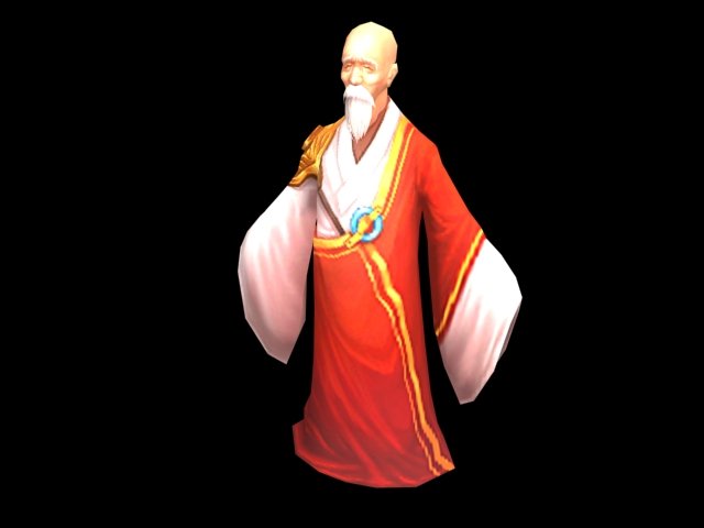 game model - taoist comprehension scene - the high 3D Model .c4d .max .obj .3ds .fbx .stl .blend 