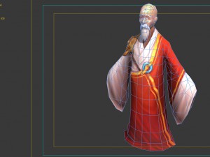 game model - taoist comprehension scene - the high 3D Model