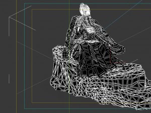 game model - taoist comprehension scene - the huma 3D Model