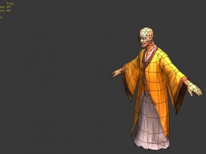 game model - taoist comprehension scene - the monk Model 3D