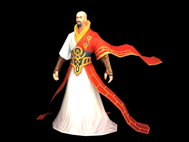 game model - taoist comprehension scene - the stro 3D Model .c4d .max .obj .3ds .fbx .stl .blend 
