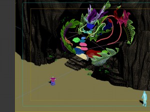 game model - taoist comprehension scene - tower te 3D-Modell