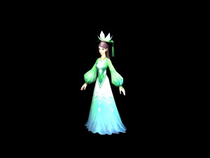 game model - taoist comprehension scenes - costume 3D Model