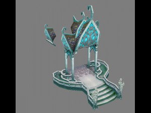 game model arena - boise - elf copy of the entry d 3D Model