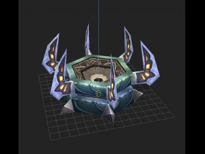 game model arena - brazier inferno 02 01 3D Model