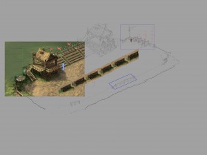 game model arena - bucolic - racecourse 01 Model 3D