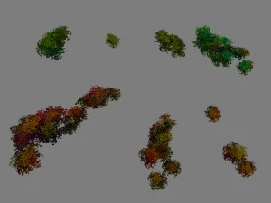 Spielmodell Arena - Bush 02 01 3D Modell