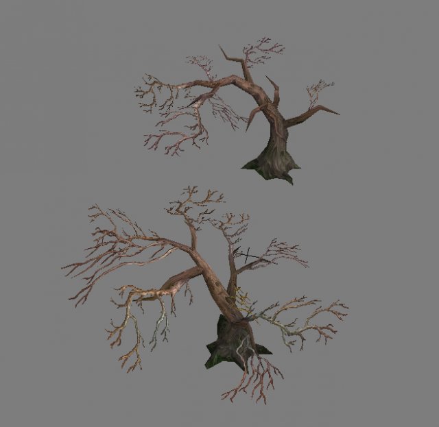 game model arena - crooked tree 01 01 Model 3D .c4d .max .obj .3ds .fbx .stl .blend 