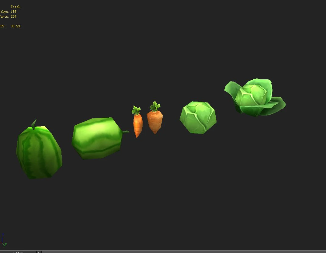 game model arena - crops 01 3D Model .c4d .max .obj .3ds .fbx .stl .blend 
