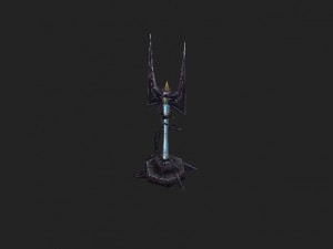 game model arena - desert area replica lightning t 3D Model