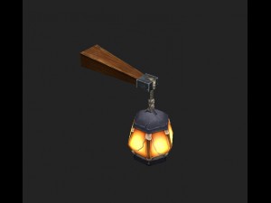 game model arena - dwarf lantern 02 01 3D Model