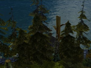 game model arena - forest 01 Modelo 3D
