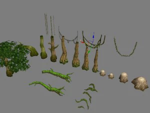 arena de modelo de jogo - an&atilde;o da fornalha 01 Modelo 3D