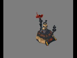 game model arena - furnaces 01 3D Model