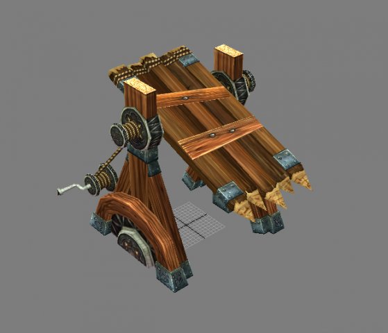 game model arena - gate gate 01 3D मॉडल .c4d .max .obj .3ds .fbx .stl .blend 