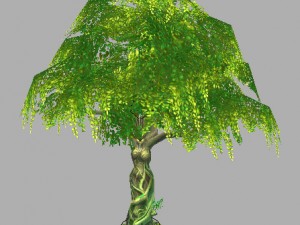 game model arena - golden apple tree 01 3D मॉडल