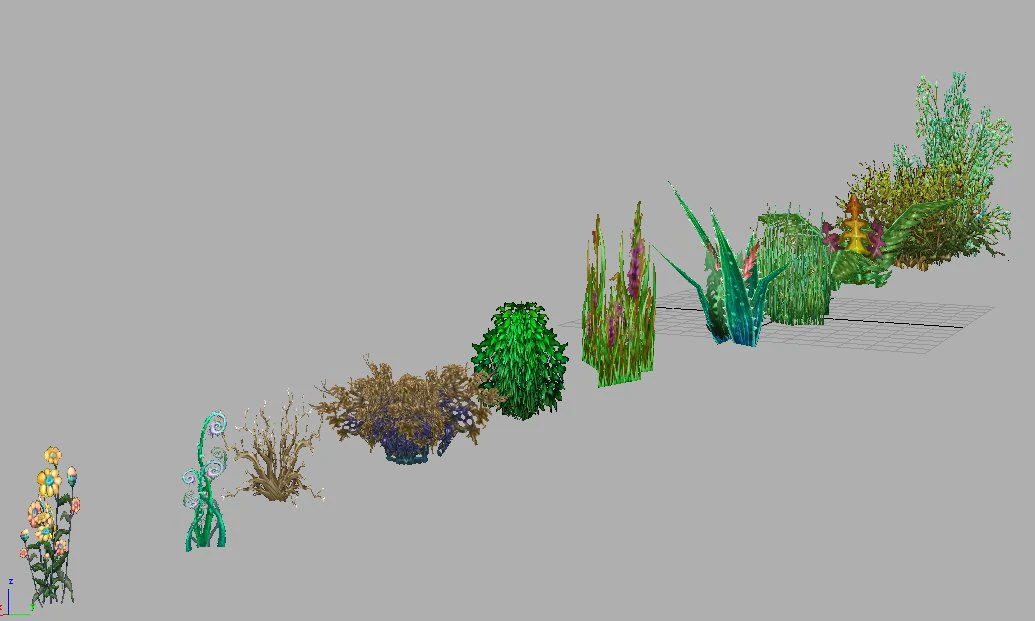 game model arena - grass 01 3D Model .c4d .max .obj .3ds .fbx .stl .blend 