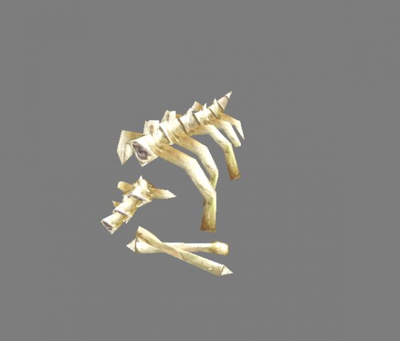 game model arena - heap of bones 01 3D 模型 .c4d .max .obj .3ds .fbx .stl .blend 