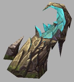 game model arena - hollow stalagmite 01 3D Model .c4d .max .obj .3ds .fbx .stl .blend 