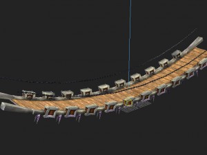 game model arena - inferno cable longbridge area 0 3D 模型