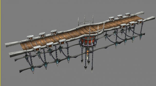 game model arena - inferno cable longbridge area 2 3Dモデル .c4d .max .obj .3ds .fbx .stl .blend 