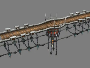 Ar&egrave;ne de mod&egrave;les de jeu - Inferno Cable Longbridge zone 2 Modèle 3D