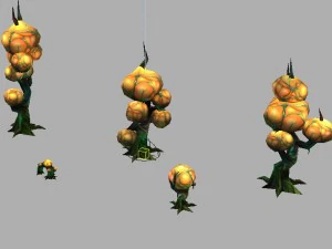 गेम मॉडल एरेना - ल्यूमिनसेंट बैक्टीरिया 01 3D मॉडल