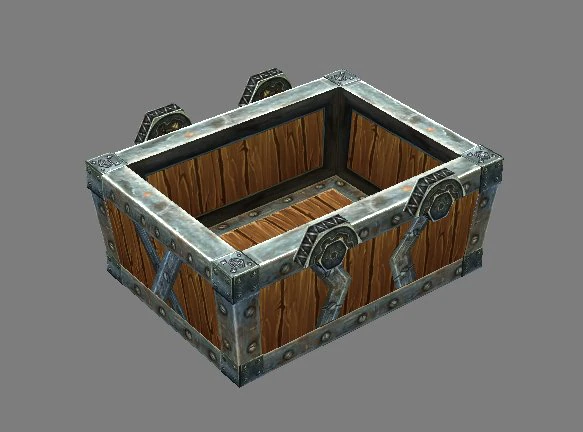 game model arena - mine box dwarf - large 01 3D Model .c4d .max .obj .3ds .fbx .stl .blend
