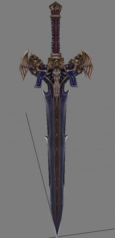 game model arena - pandoras box sword 01 3D Model .c4d .max .obj .3ds .fbx .stl .blend 