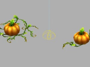 game model arena - pumpkin 01 3D Model