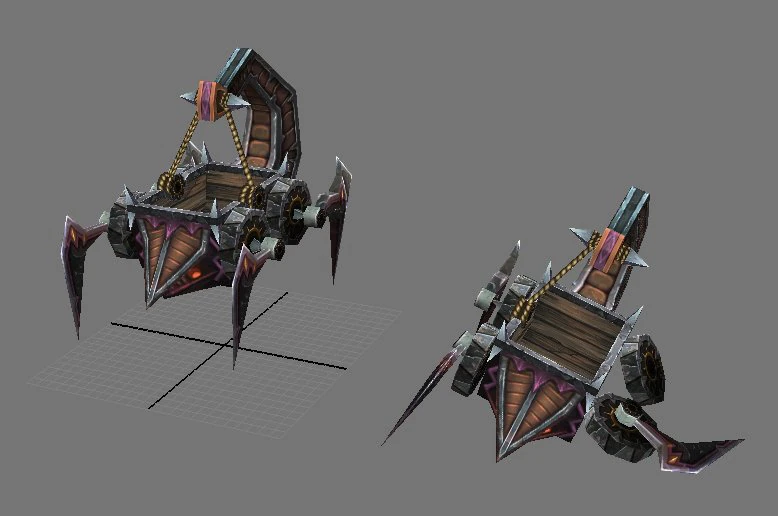 game model arena - robot miners inferno 01 3D Model .c4d .max .obj .3ds .fbx .stl .blend 