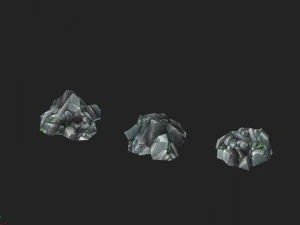 ігрова модель арени - щебінь 01 3D Модель