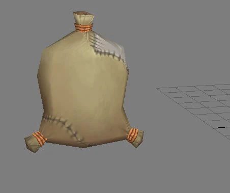 game model arena - sandbags 01 3D Model .c4d .max .obj .3ds .fbx .stl .blend 