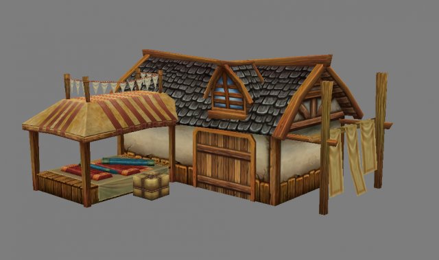 game model arena - silk shop 01 01 Modèle 3D .c4d .max .obj .3ds .fbx .stl .blend 