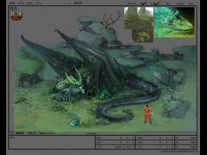 game model arena - sleeping dragon 01 3D Model