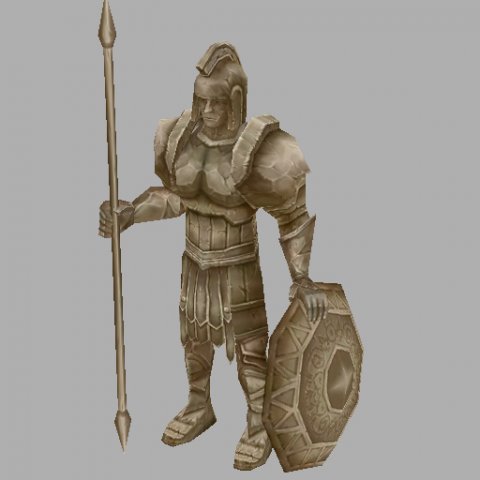 game model arena - statue 01 Modelo 3D .c4d .max .obj .3ds .fbx .stl .blend 