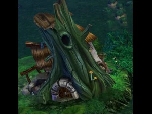 game model arena - stump 01 3D Model