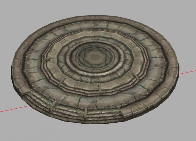 game model arena - swamp stonehenge base 01 Modelo 3D .c4d .max .obj .3ds .fbx .stl .blend 